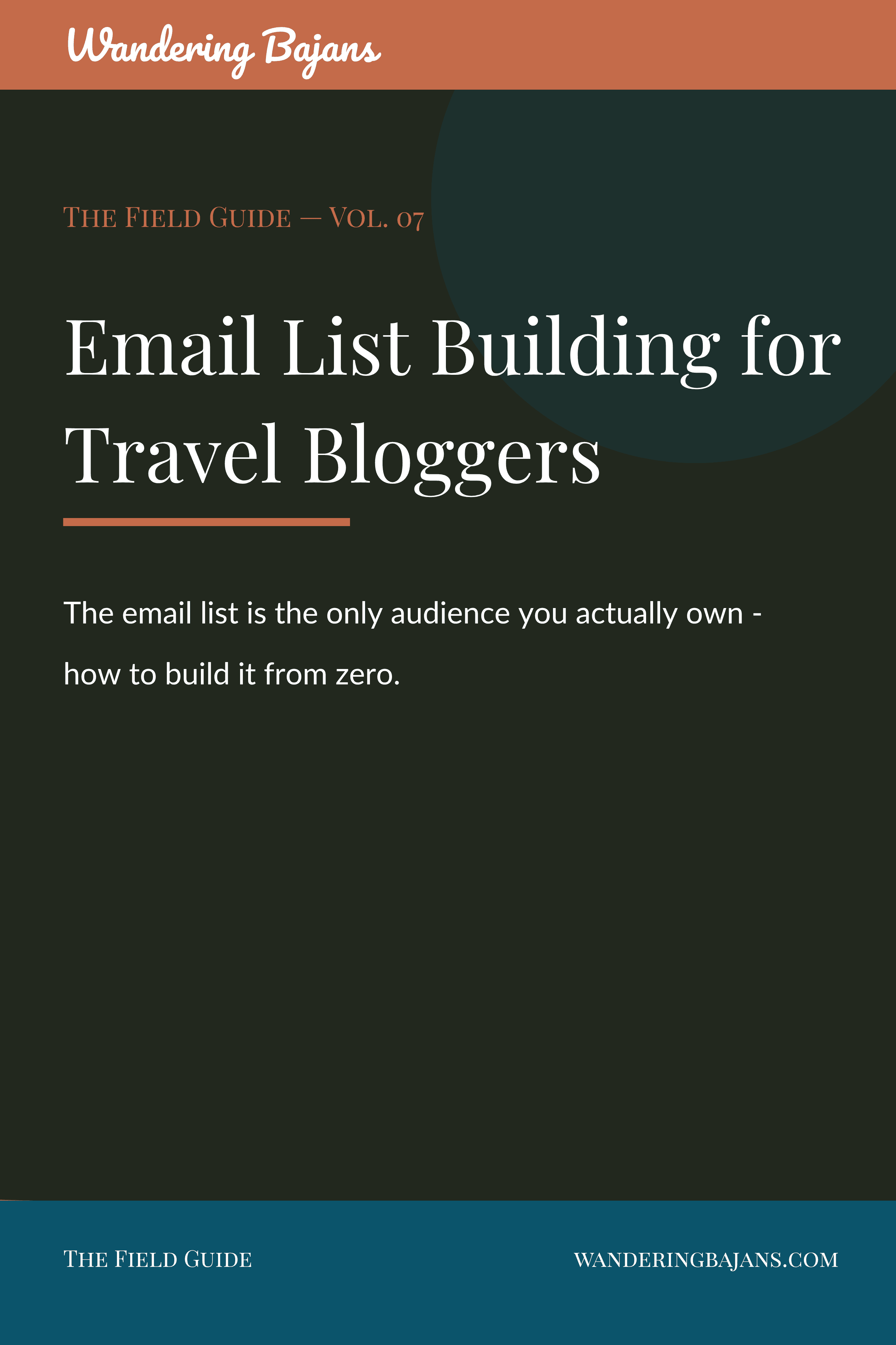 Email List Building for Travel Bloggers